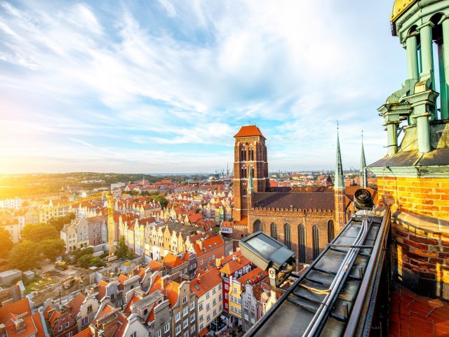 Ontdek de historische stad <b>Gdańsk</b> incl. vlucht en ontbijt