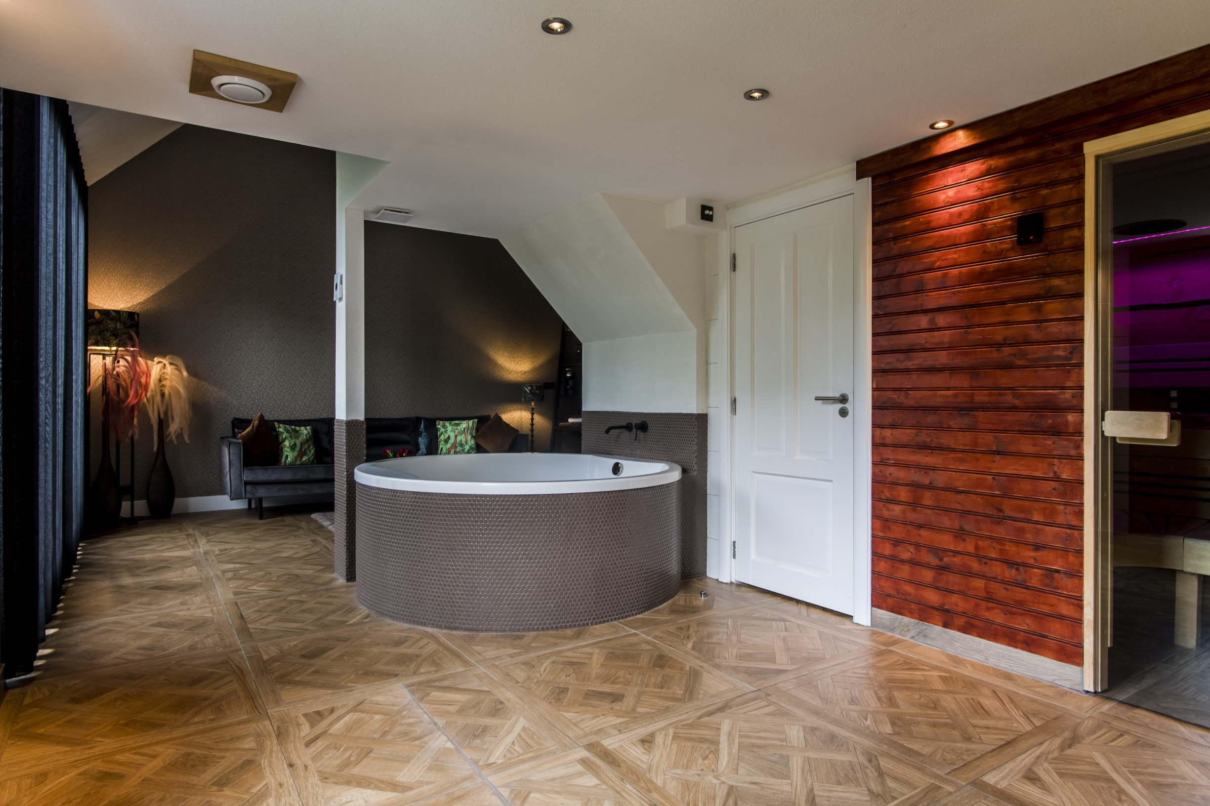 Hotelkamer met bubbelbad