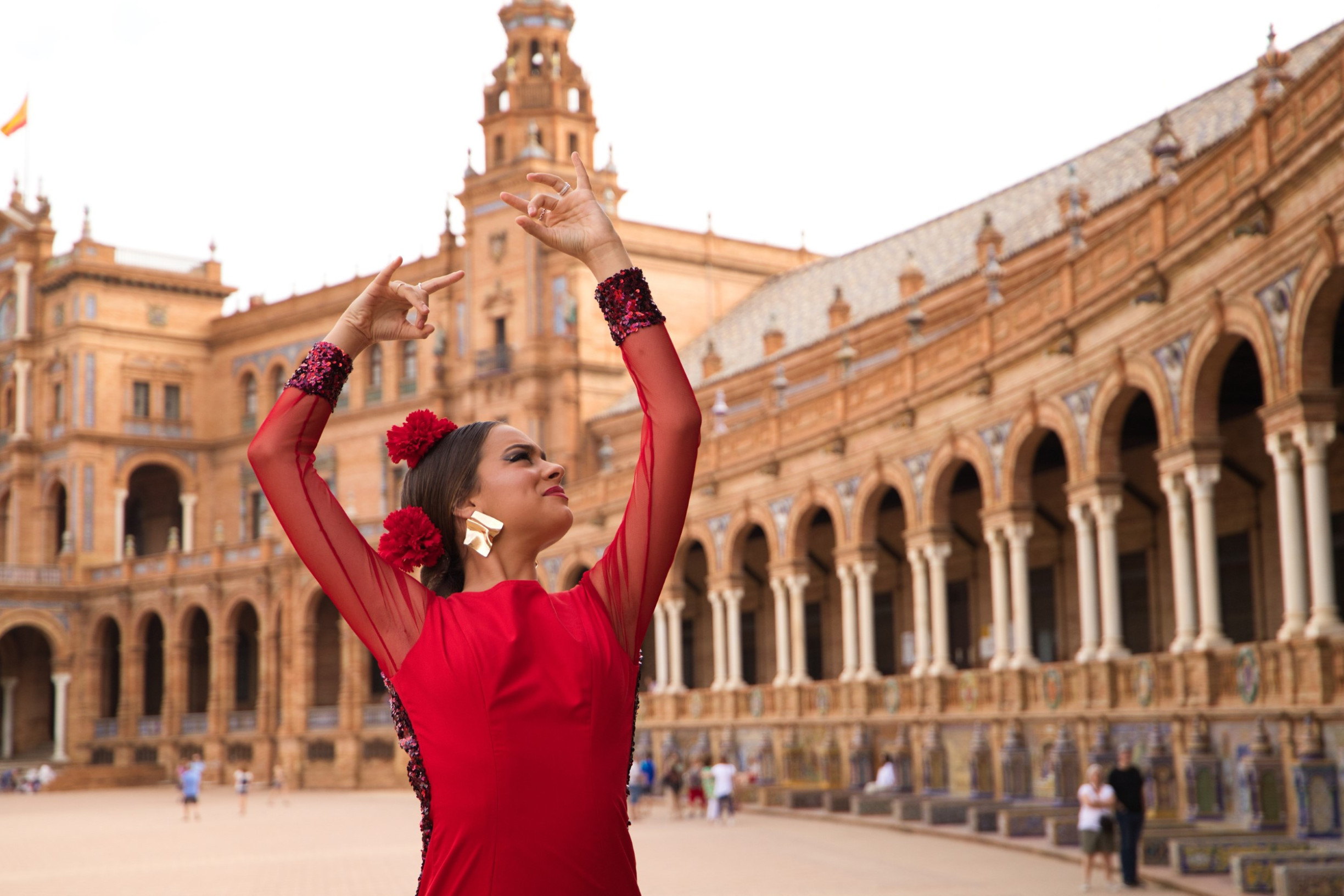Flamenco danseres in Sevilla