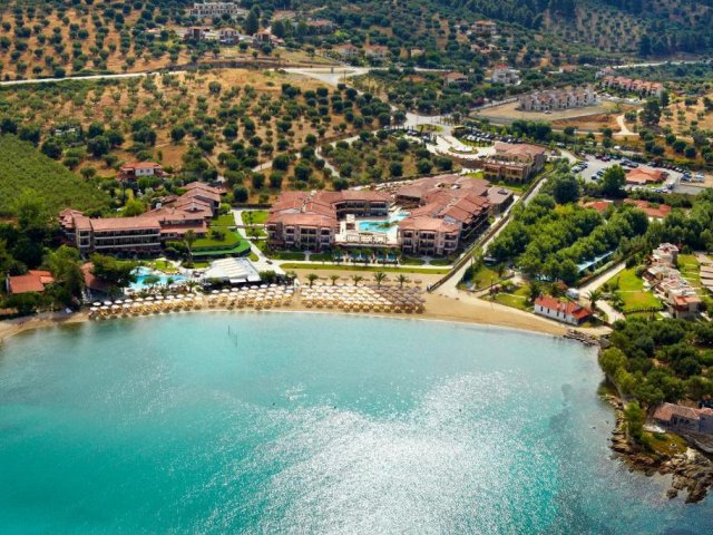 5*-hotel direct aan het strand op <b>Chalkidiki</b> o.b.v. halfpension